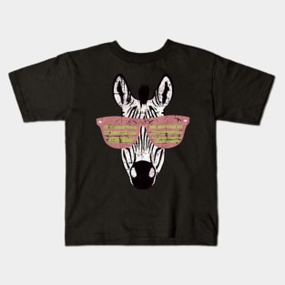 zebra africa cartoon funny Kids T-Shirt